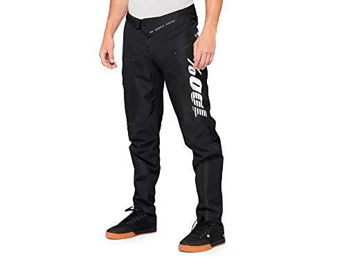100% R-Core Men's Stretchable Woven Mountain Bike Pants, Black - Image 5