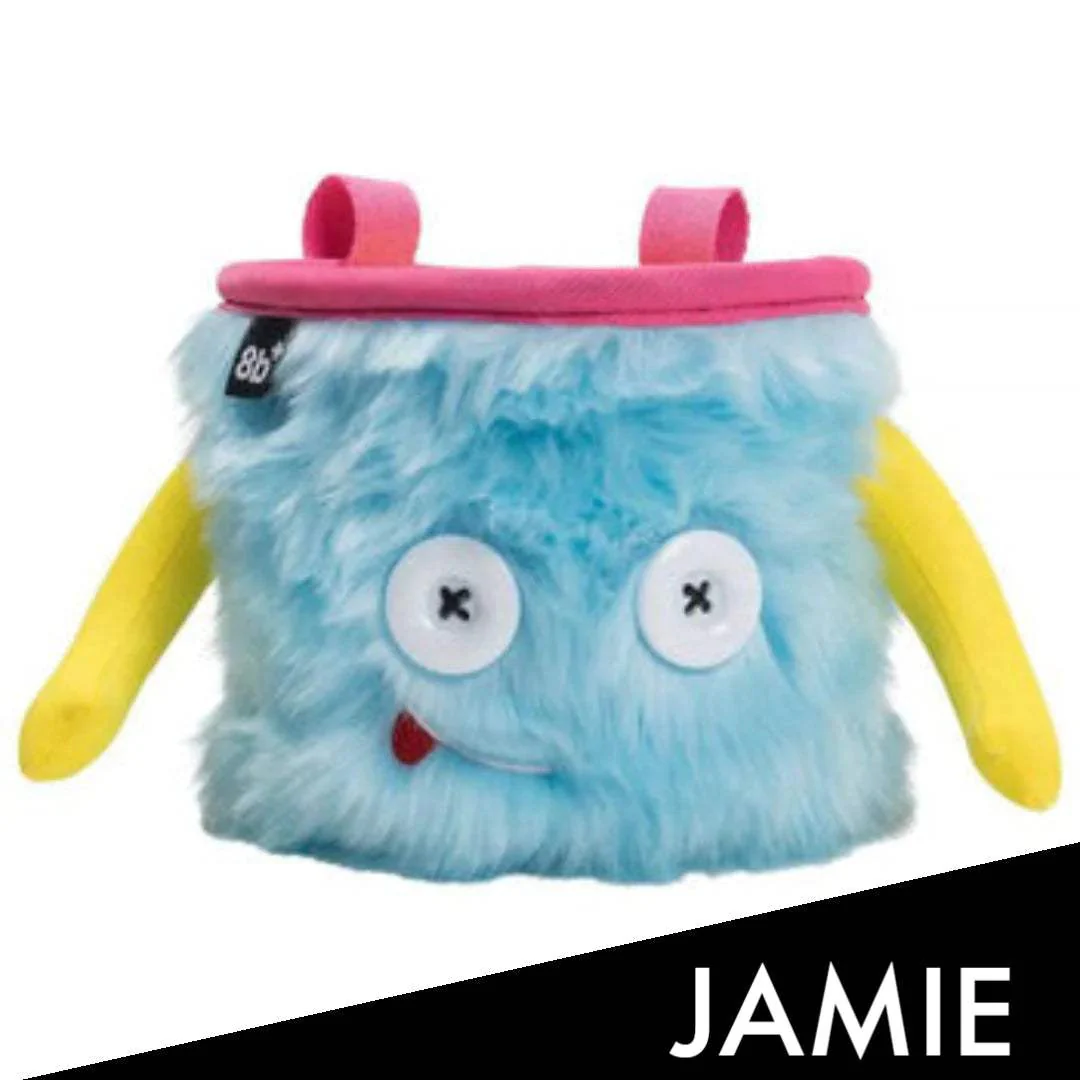 8B Fuzzy Monster Chalk Bag: Embrace Comfort and Style for Your Climbing Adventures - Image 13