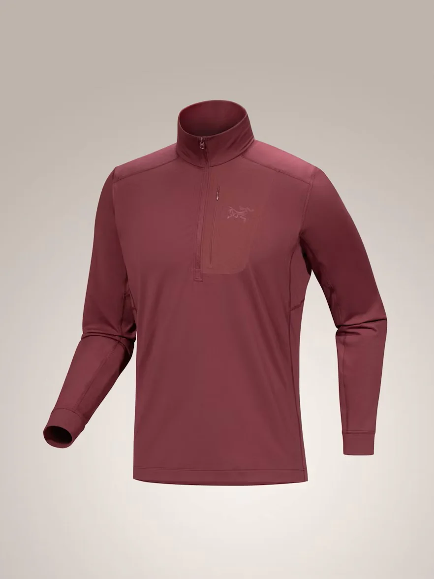 Arc'teryx Rho LT Zip Neck - Men's – Breathable, Moisture-Wicking Base Layer - Image 6
