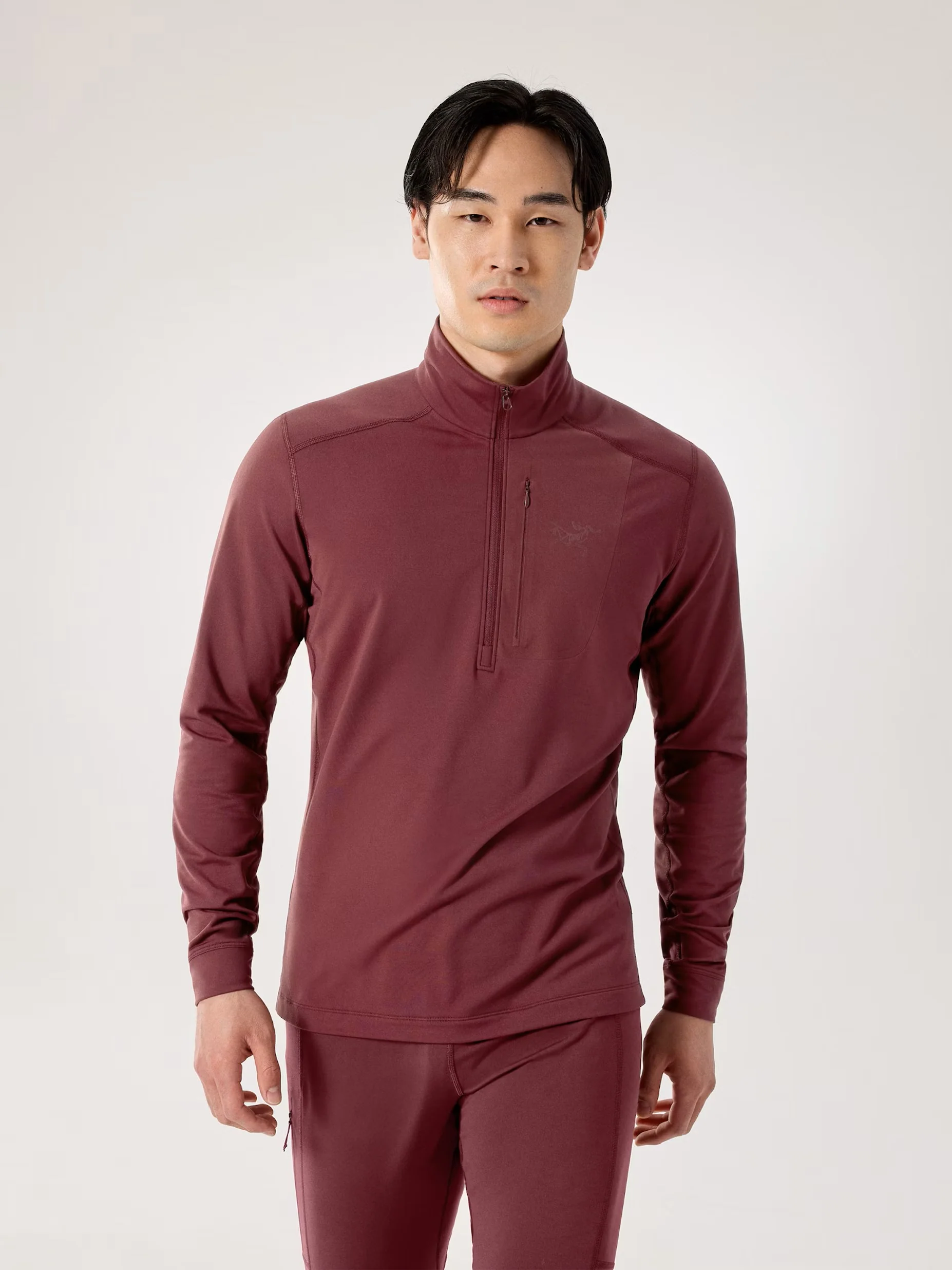 Arc'teryx Rho LT Zip Neck - Men's – Breathable, Moisture-Wicking Base Layer - Image 7