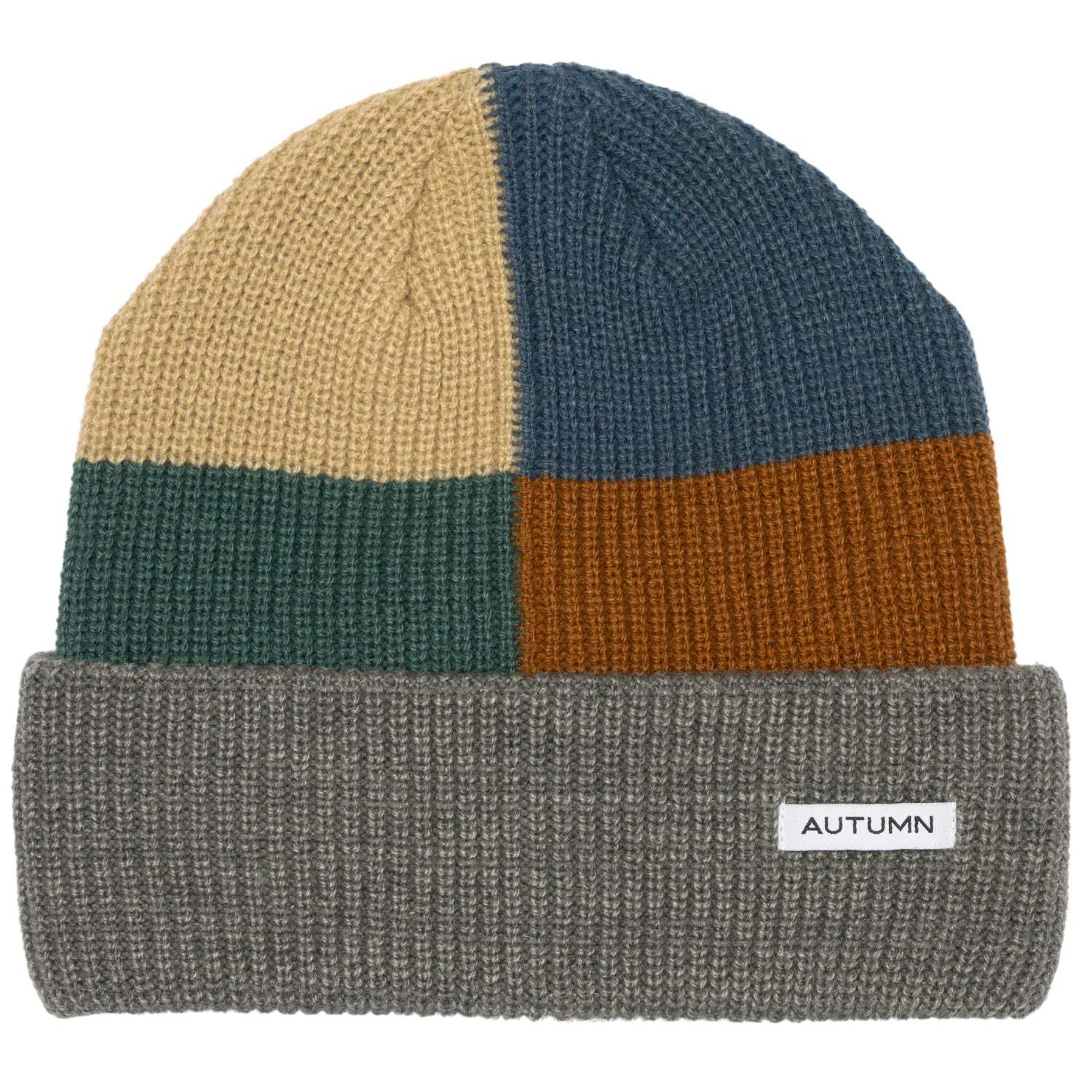 Autumn Patchwork Beanie - Image 4