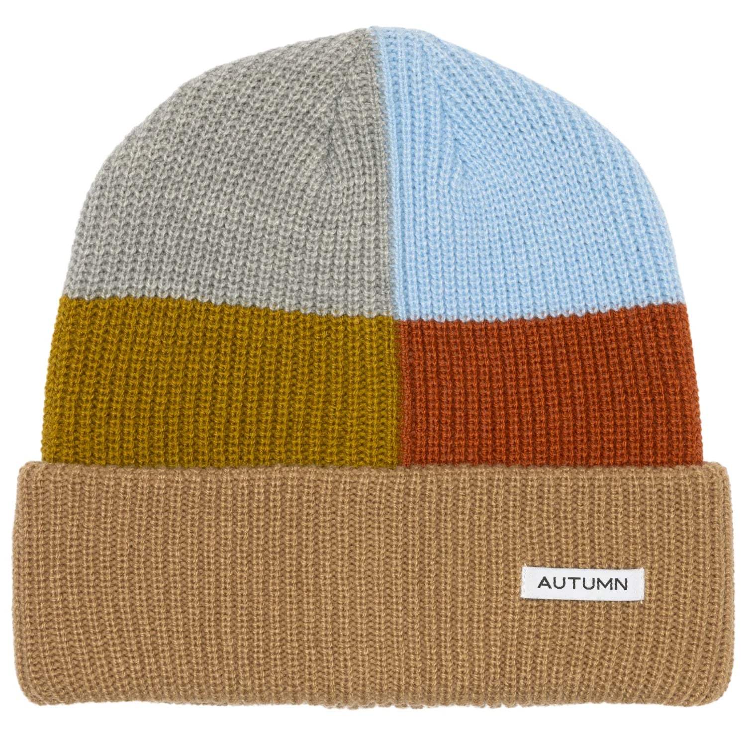 Autumn Patchwork Beanie - Image 5