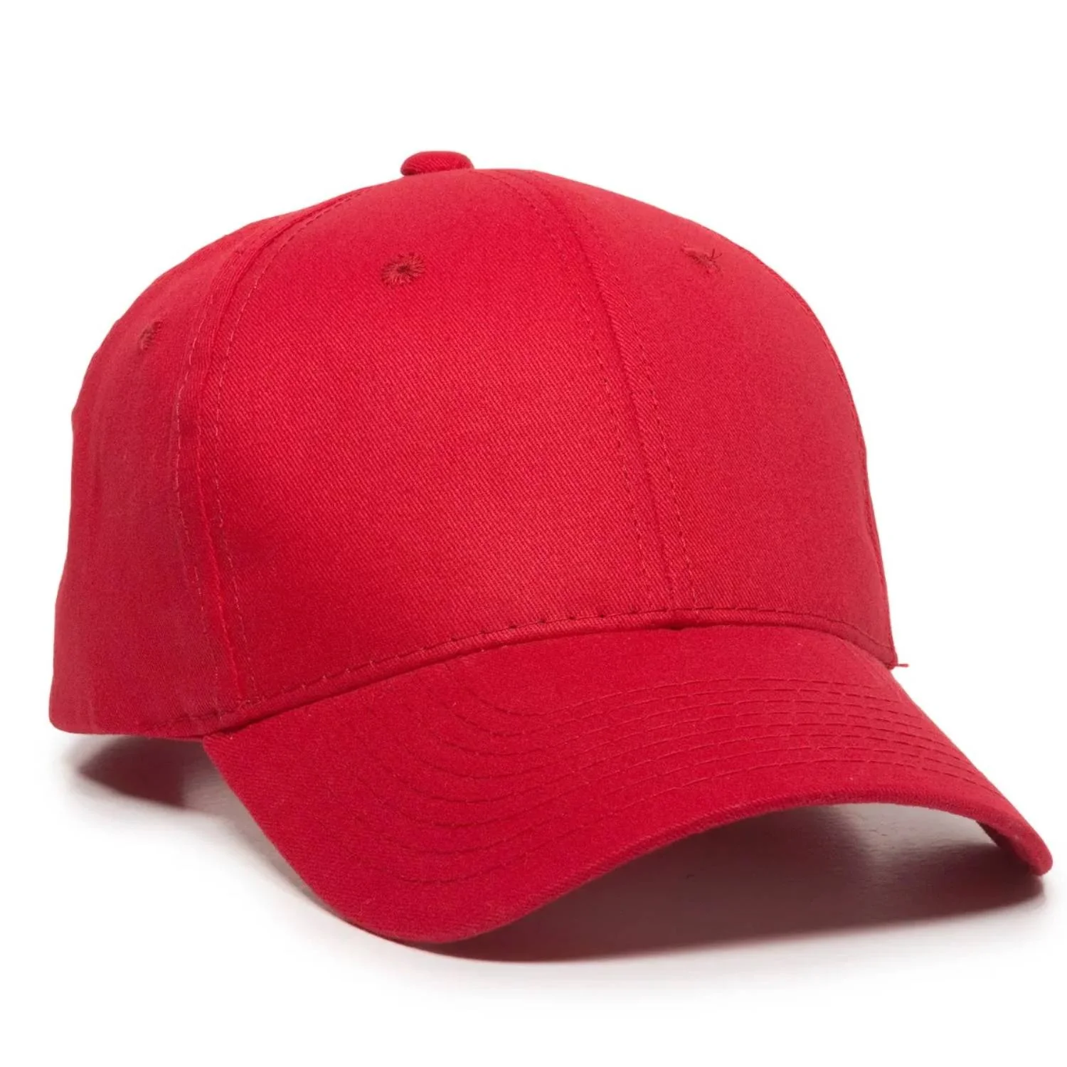 Outdoor Cap BCT-600 Structured Brushed Cotton Twill Solid Back Cap – Adjustable Hook/Loop Closure - Image 2