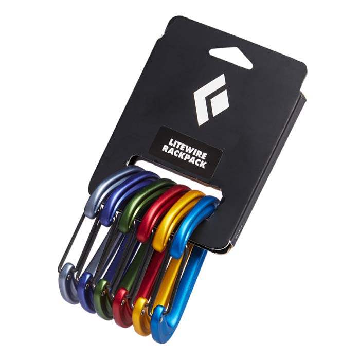 Black Diamond LiteWire Rack Pack | Set of Lightweight and Durable Carabiners for Efficient Climbing Gear Organization - Image 2