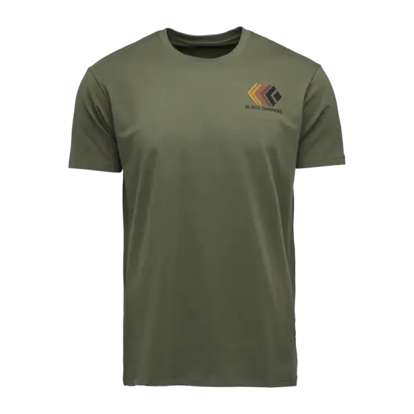 Black Diamond Men's Faded Short Sleeve Tee – Organic Cotton & Everyday Comfort - Image 3