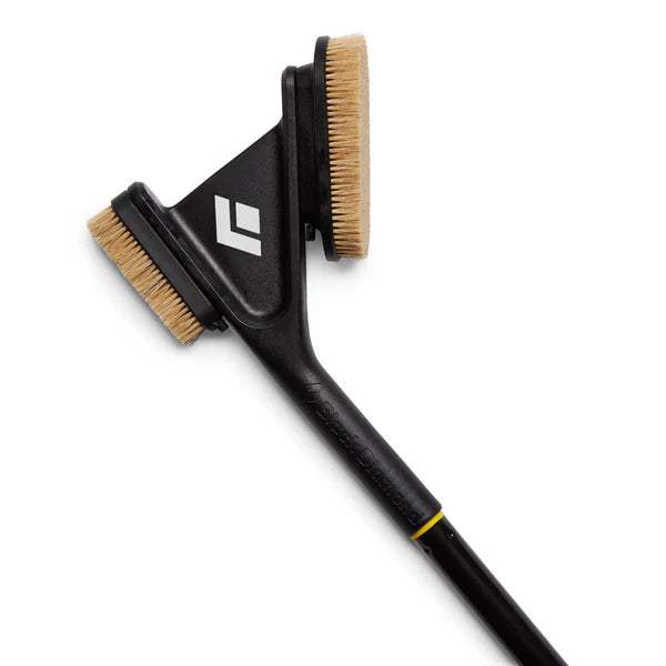 Black Diamond Stick Brush Set - Dual-Sided Extendable Brush with Premium Boar’s Hair Bristles - Image 2
