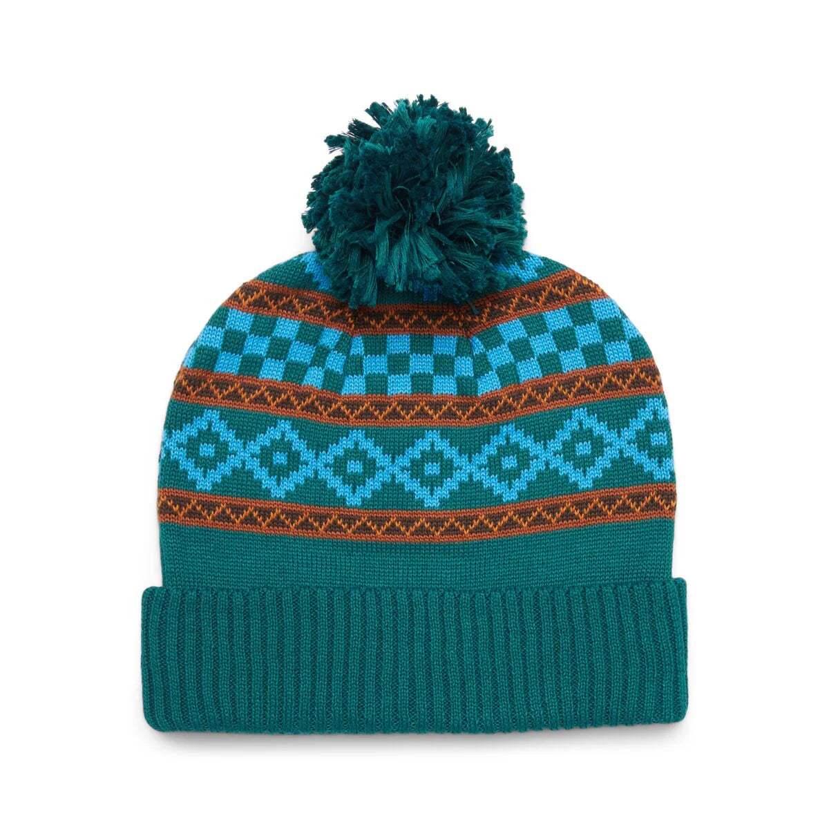 Cotopaxi Cumbre Beanie - Retro-Inspired Knit Beanie with Pom Pom and Soft Fold-Over Cuff - Image 3