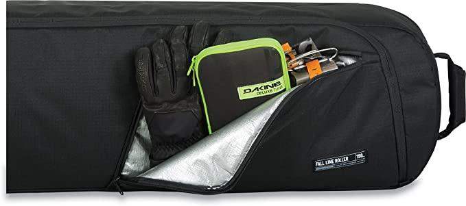 Used Dakine Fall Line Ski Roller Travel Bag - Black, 190CM - Image 3