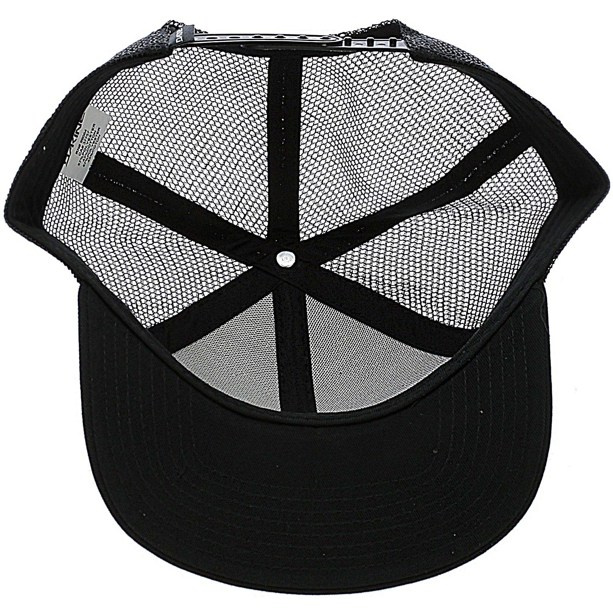 Dakine Peak to Peak Trucker Hat Adjustable Snap Back W/ Woven Flag Label - Image 5