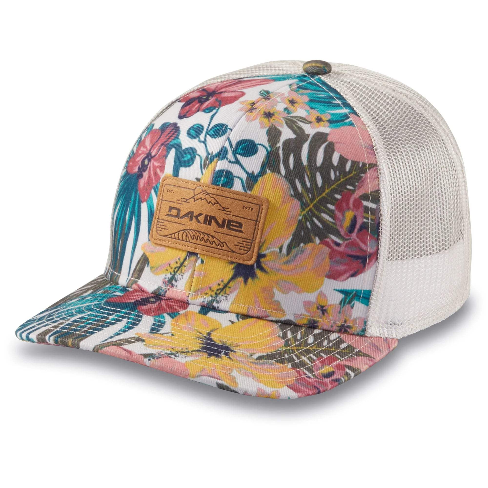 Dakine Peak to Peak Trucker Hat Adjustable Snap Back W/ Woven Flag Label - Image 9