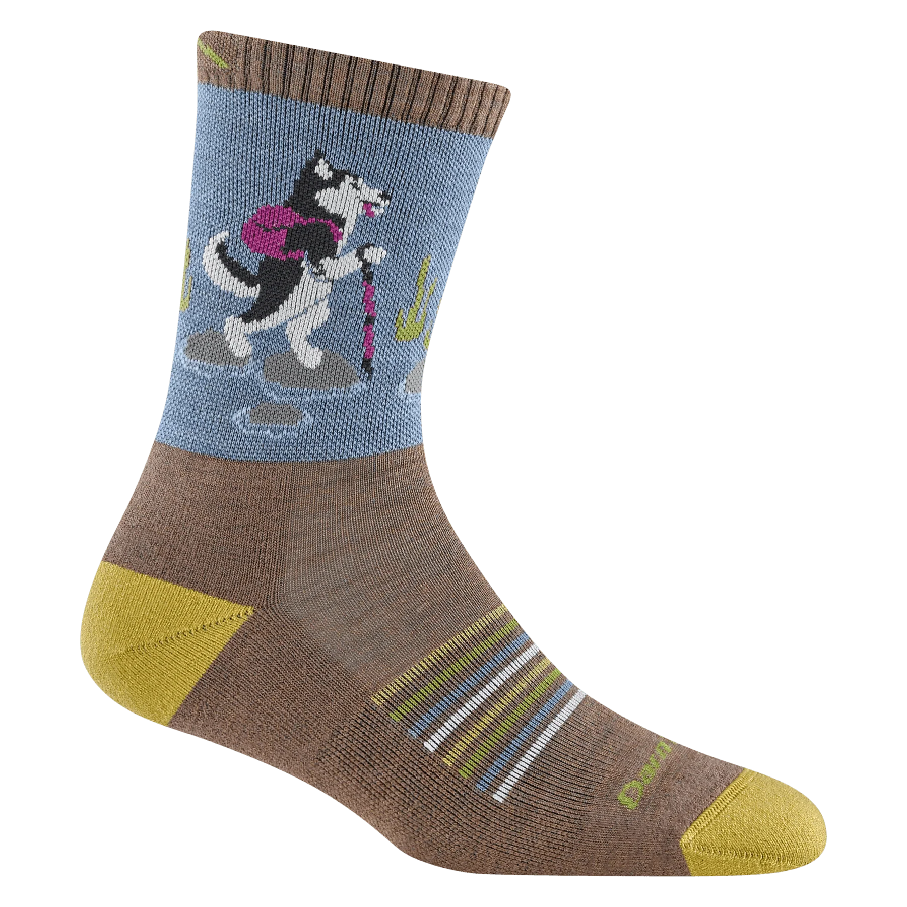 Darn Tough Critter Club Lightweight Micro Crew Women's Sock – Durable, Comfortable, and Fun Socks for Everyday Adventures - Image 5