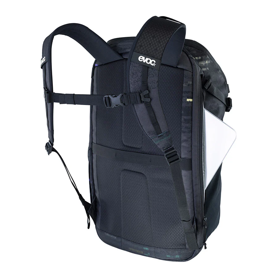 EVOC Travel Backpack 22 – Lightweight Carry-On Daypack with Laptop Compartment, 22L - Image 4