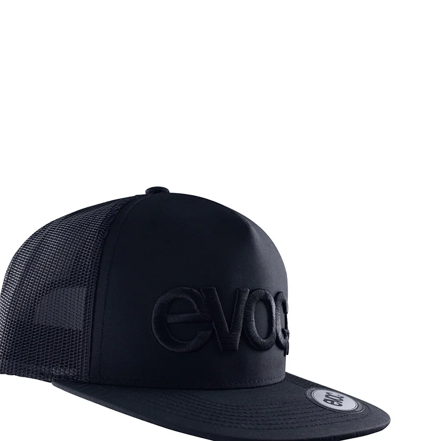 EVOC Trucker Cap Blackline – Black, Mesh Back, Adjustable Fit - Image 2