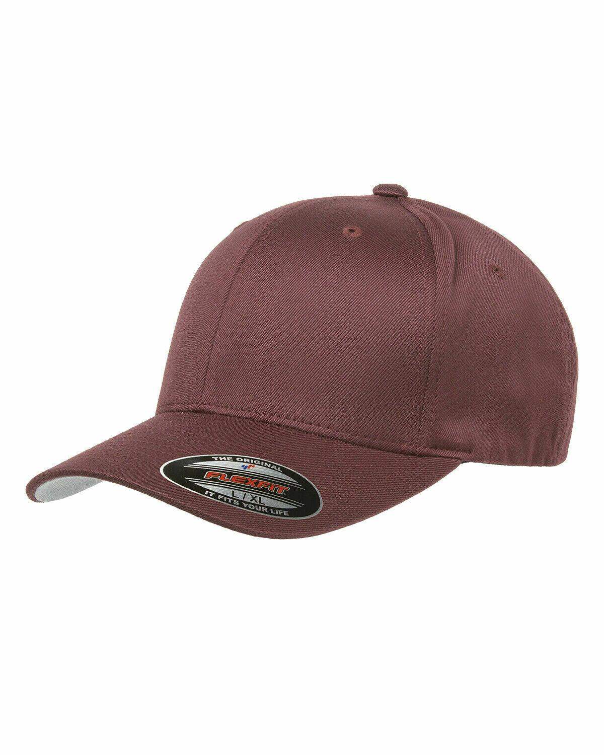 Flexfit Hat 6-Panel Original Fitted Baseball Cap Hat Model 6277, S/M, L/XL, XXL - Image 27