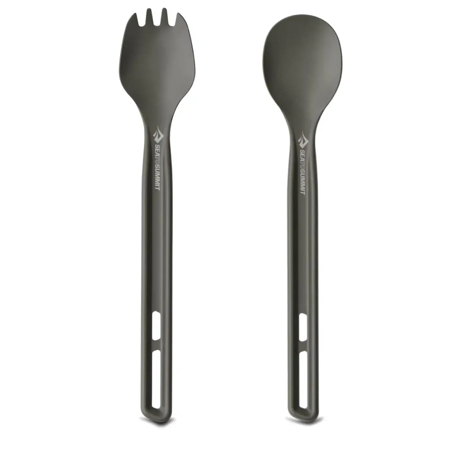 Sea to Summit Frontier Long Handle Utensil – Lightweight Hard-Anodized Aluminum Spoon with Stackable Design and Semi-Polished Food Contact Surface