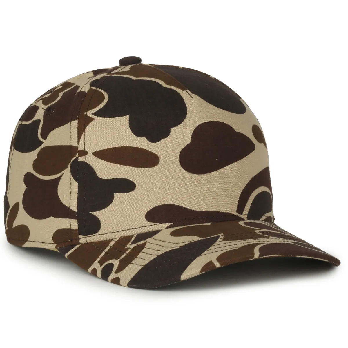 Outdoor Cap GC101 5-Panel Camo Mesh Back Hat – Structured Pro Round Crown Cap - Image 8