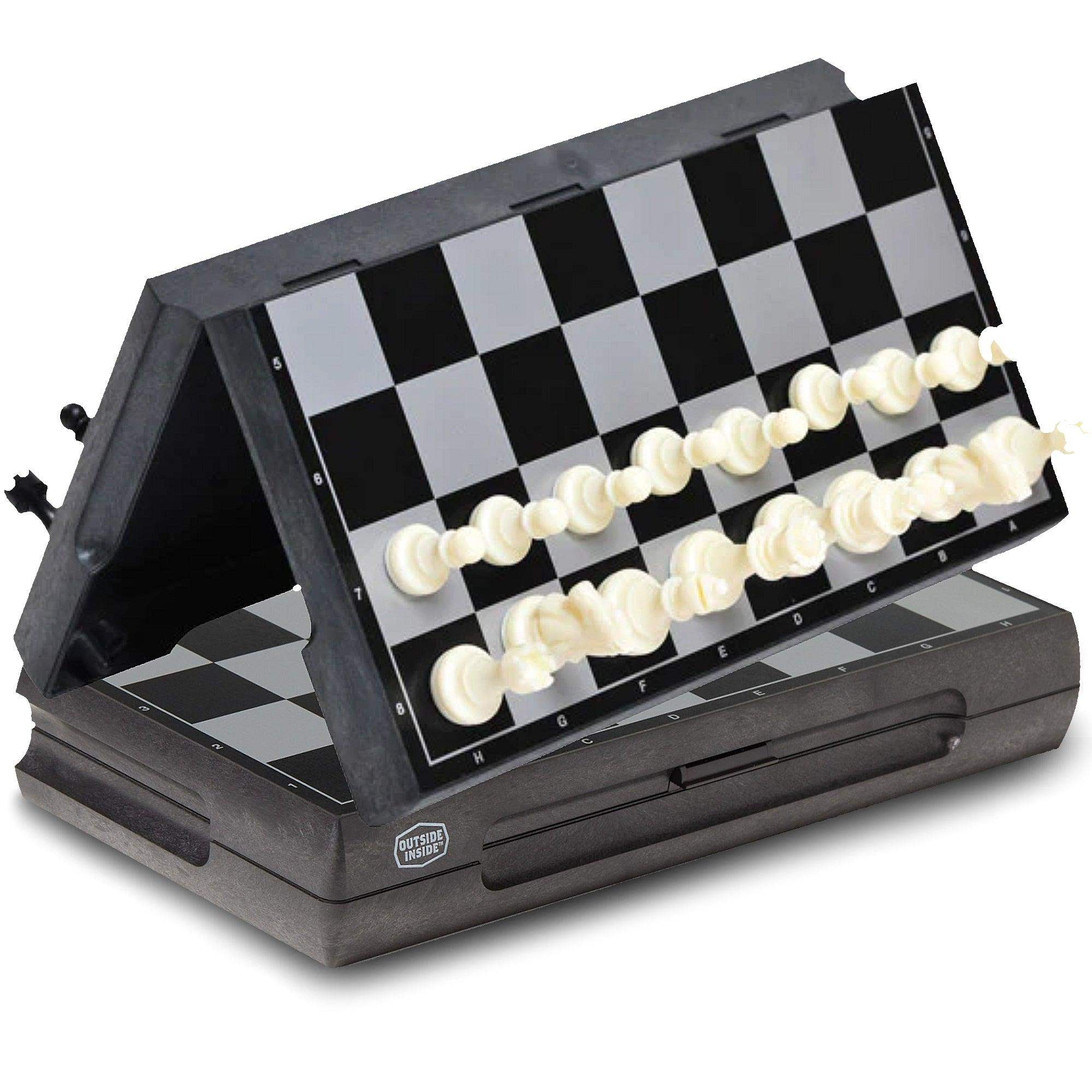 GSI Outdoors Outside Inside Travel Basecamp Magnetic Chess/Checkers - Image 3