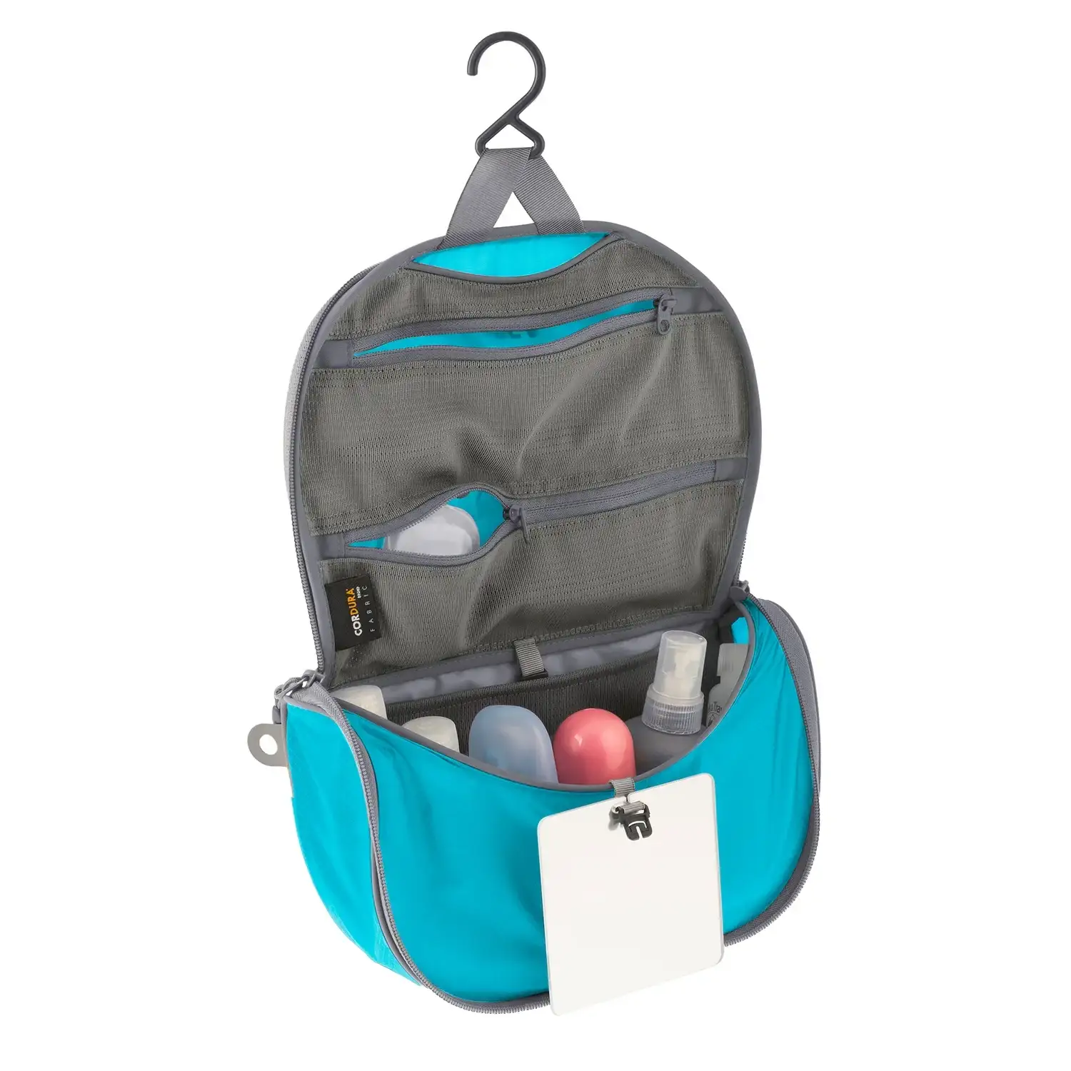 Sea to Summit Hanging Toiletry Bag – Lightweight & Water-Resistant Organizer with Mesh Pockets, Hanging Hook & Shatterproof Mirror - Image 2