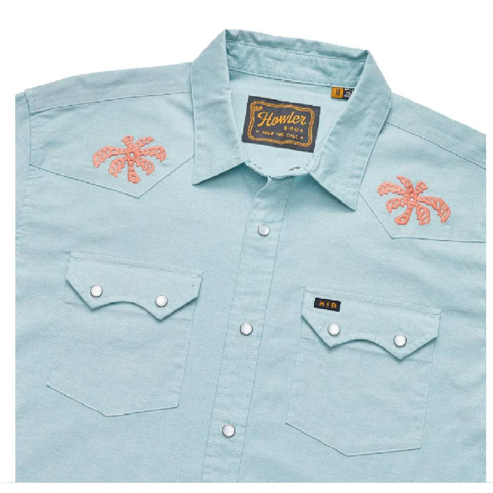 Howler Bros Crosscut Deluxe Men's Short Sleeve Shirt – Premium Comfort, Breathable Fabric, and Stylish Design for Everyday Wear - Image 4