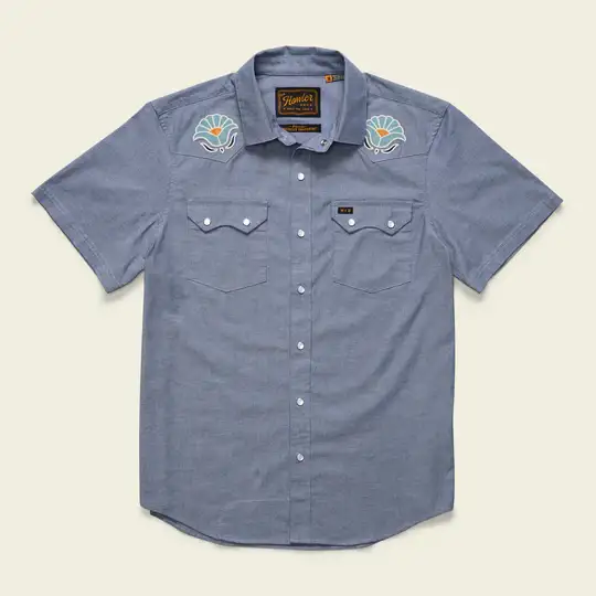 Howler Bros Crosscut Deluxe Men's Short Sleeve Shirt – Premium Comfort, Breathable Fabric, and Stylish Design for Everyday Wear - Image 8