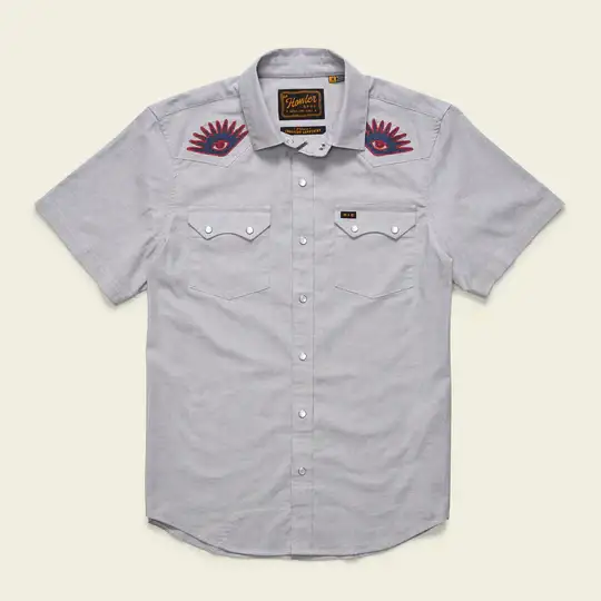Howler Bros Crosscut Deluxe Men's Short Sleeve Shirt – Premium Comfort, Breathable Fabric, and Stylish Design for Everyday Wear - Image 9