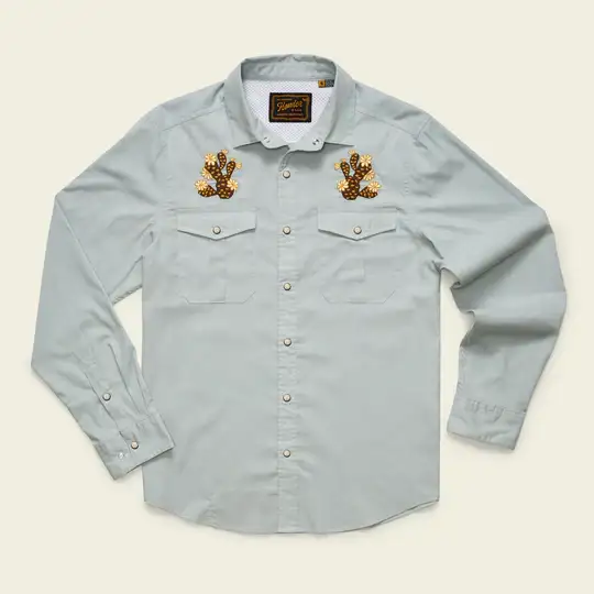 Howler Bros Gaucho Snap Men's Shirt – Classic Western Style with Comfortable, Durable Fabric and Snap Closure - Image 8