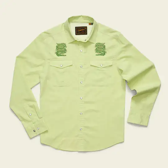 Howler Bros Gaucho Snap Men's Shirt – Classic Western Style with Comfortable, Durable Fabric and Snap Closure - Image 9