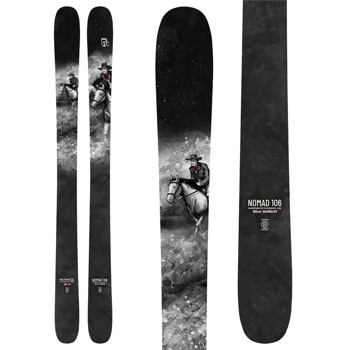 Icelantic Nomad 106 Skis – All-Mountain Freeride Performance