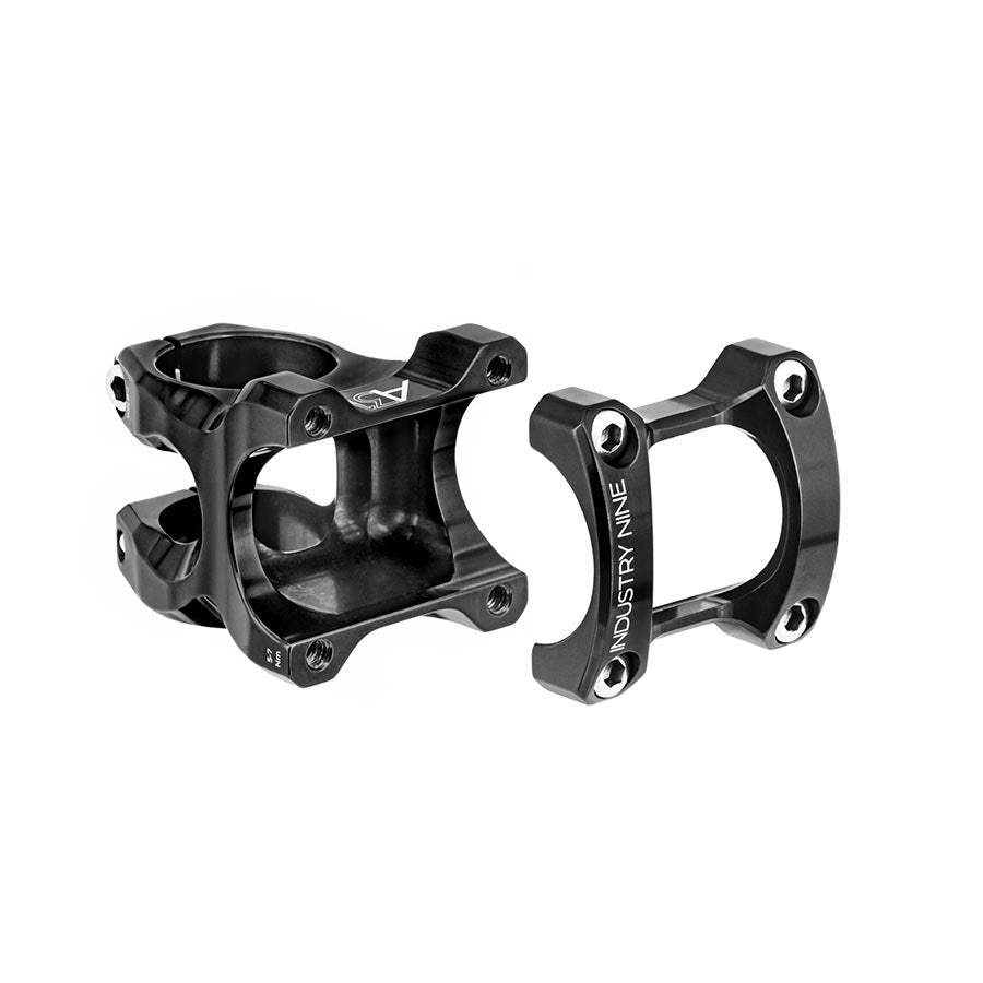 Industry Nine, A318, Stem, Diameter: 31.8mm, Length: 30mm, Steerer: 1-1/8'', 8°, Black - Image 17