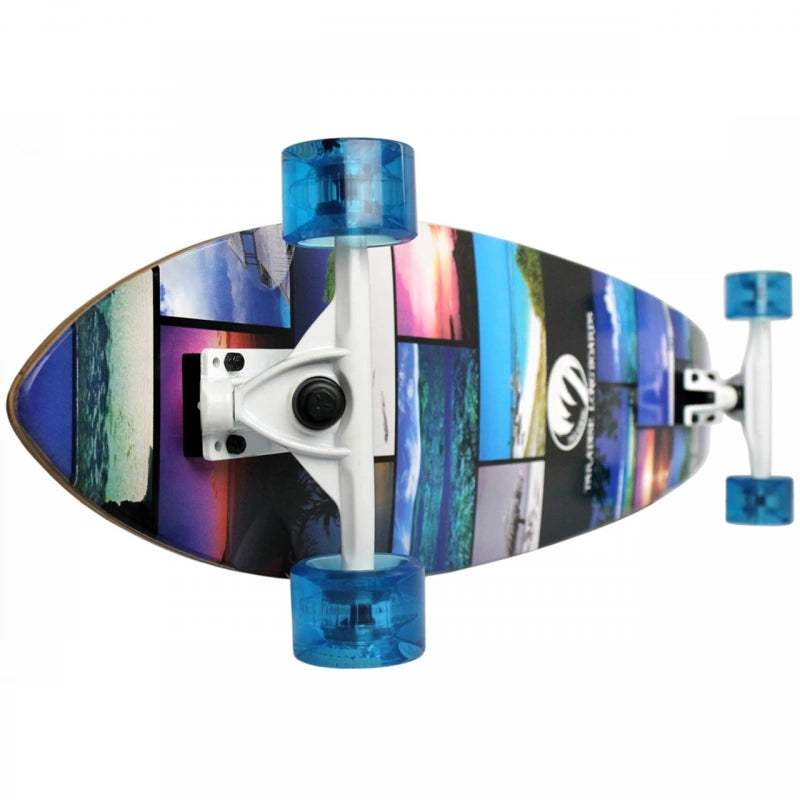 Keystone Skate Paradise Kicktail Island Life – Vibrant, High-Performance Kicktail Longboard for Carving & Cruising - Image 3