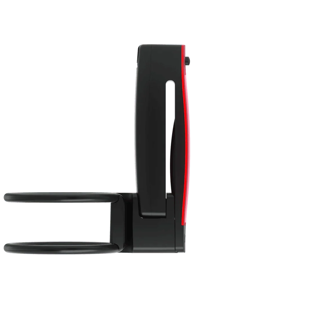 Knog Plus Rear Light: Sleek Black Design with Advanced Features for Enhanced Bicycle Safety and Visibility - Image 2