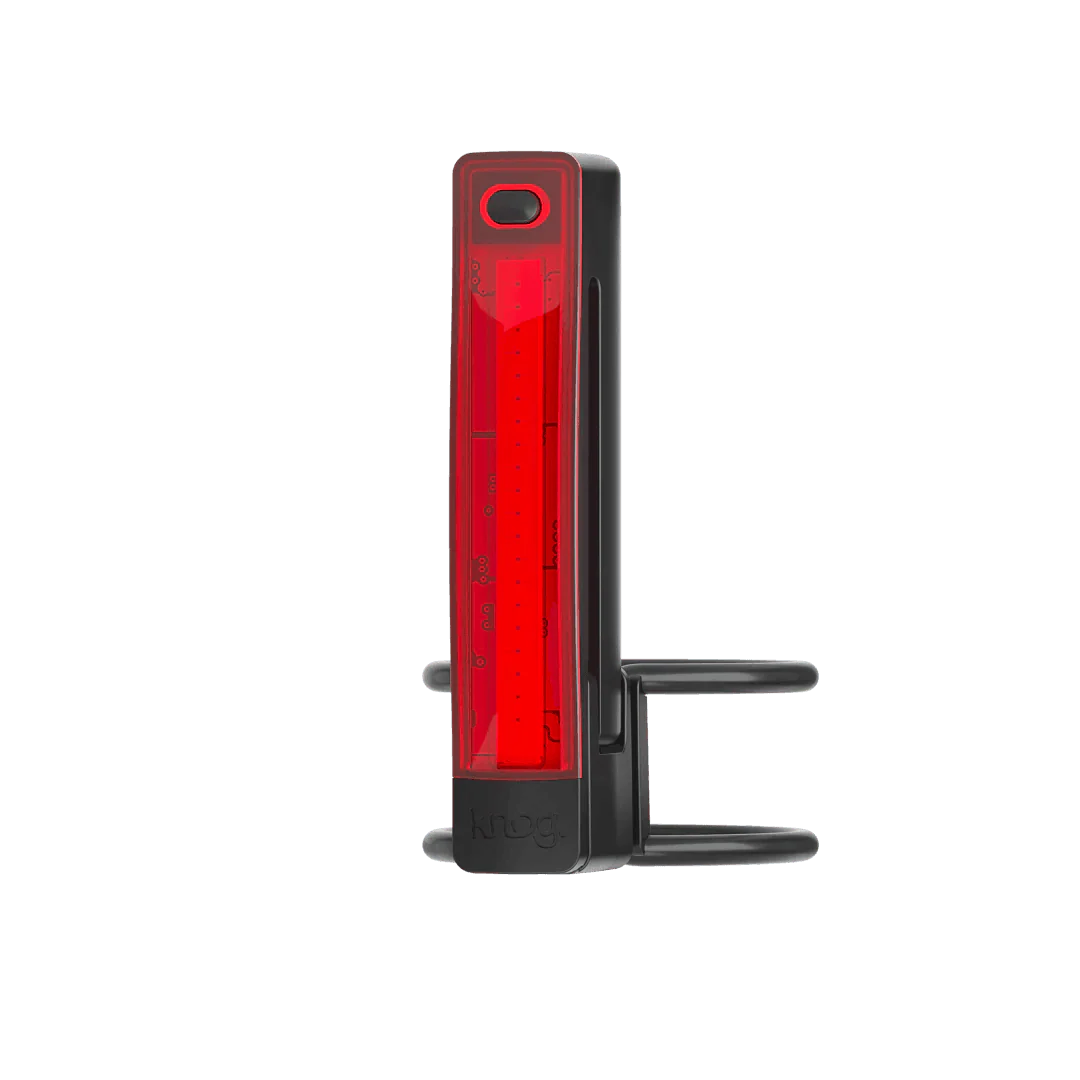 Knog Plus Rear Light: Sleek Black Design with Advanced Features for Enhanced Bicycle Safety and Visibility - Image 5
