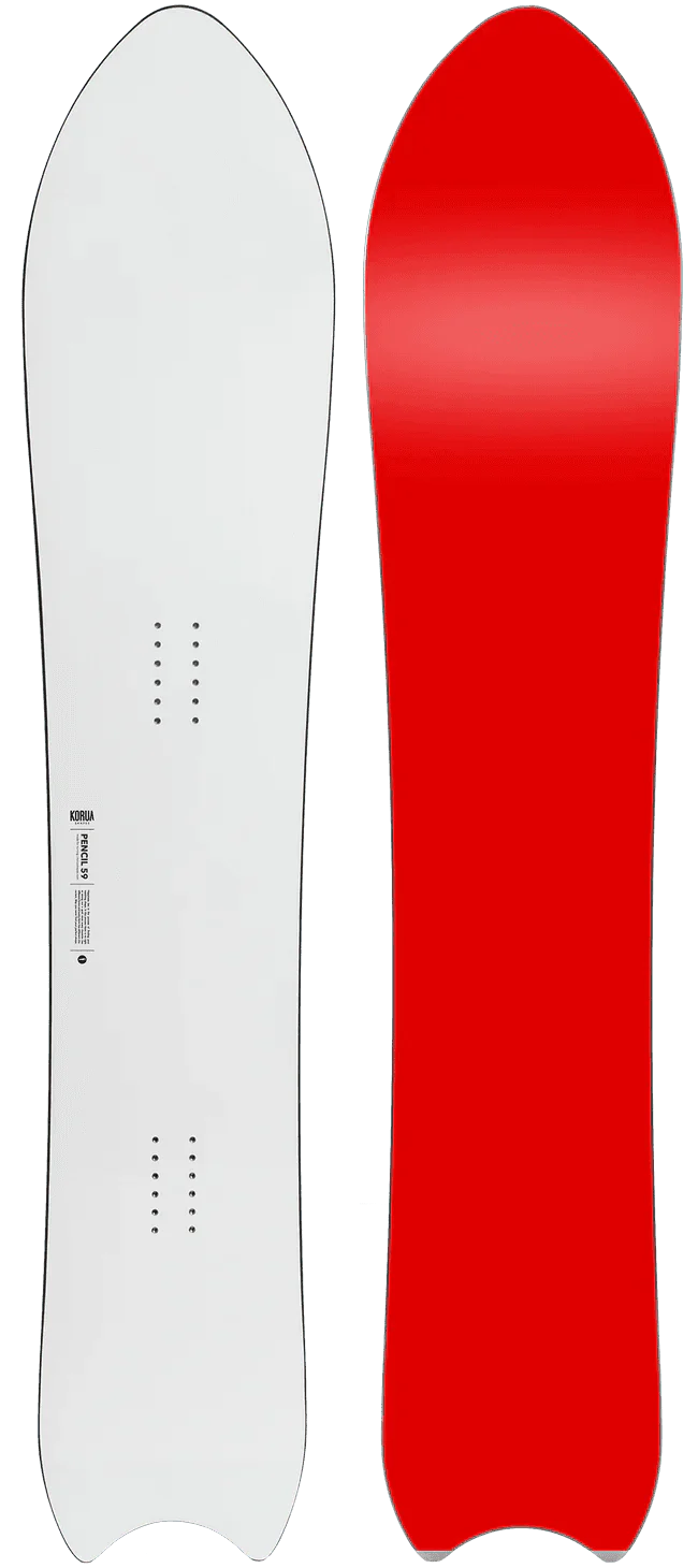 KORUA Pencil All-Mountain Freeride Snowboard – Precision Carving, Floaty Powder Performance & Ultimate Edge Control