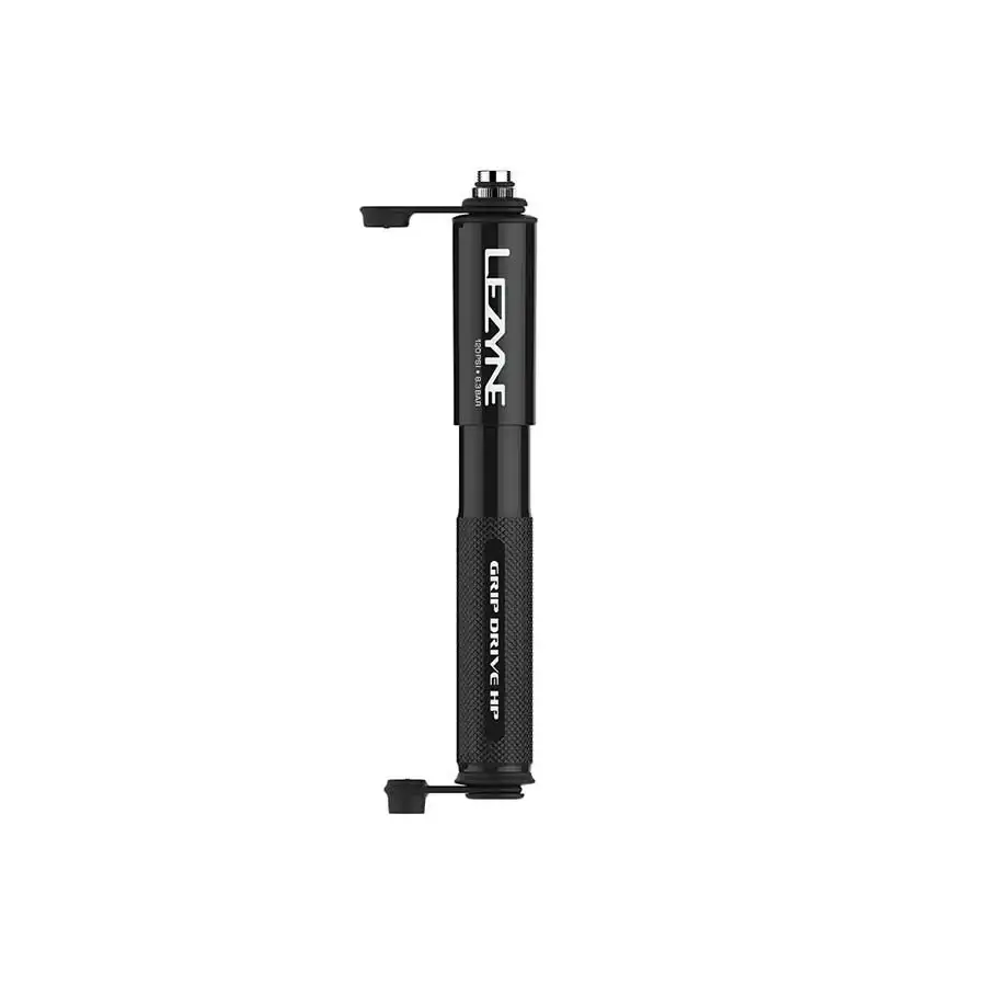 Lezyne, Grip Drive HP, Pump, ABS Flip Chuck, 120PSI, Black, 185mm - Image 4