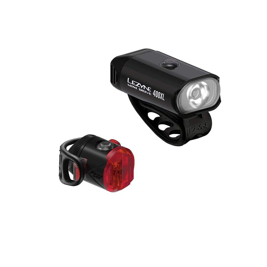 Lezyne, Mini Drive 400XL/ KTV Drive Pro+, Light, Set, Black - Image 4