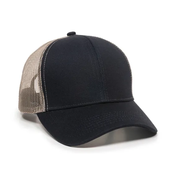 Outdoor Cap MBW-600 Twill Mesh Snapback Hat – Structured Mid-Low Crown Cap with Pre-Curved Visor - Image 11