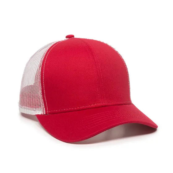 Outdoor Cap MBW-600 Twill Mesh Snapback Hat – Structured Mid-Low Crown Cap with Pre-Curved Visor - Image 12