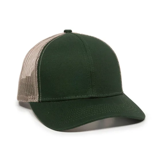 Outdoor Cap MBW-600 Twill Mesh Snapback Hat – Structured Mid-Low Crown Cap with Pre-Curved Visor - Image 22