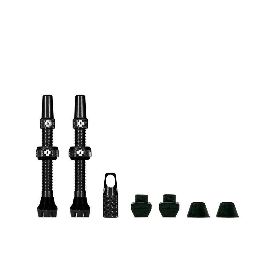 Muc-Off, V2, Tubeless Valve, Presta, 44mm, Black, Pair - Image 2