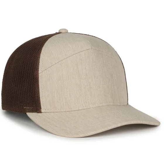Outdoor Cap 106 Structured 7-Panel Mesh Back Hat – Chino Cotton Twill Front with Snap Closure - Image 6