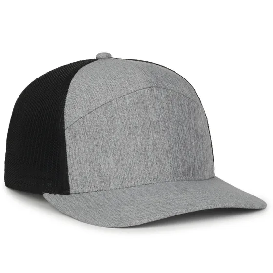 Outdoor Cap 106 Structured 7-Panel Mesh Back Hat – Chino Cotton Twill Front with Snap Closure - Image 7
