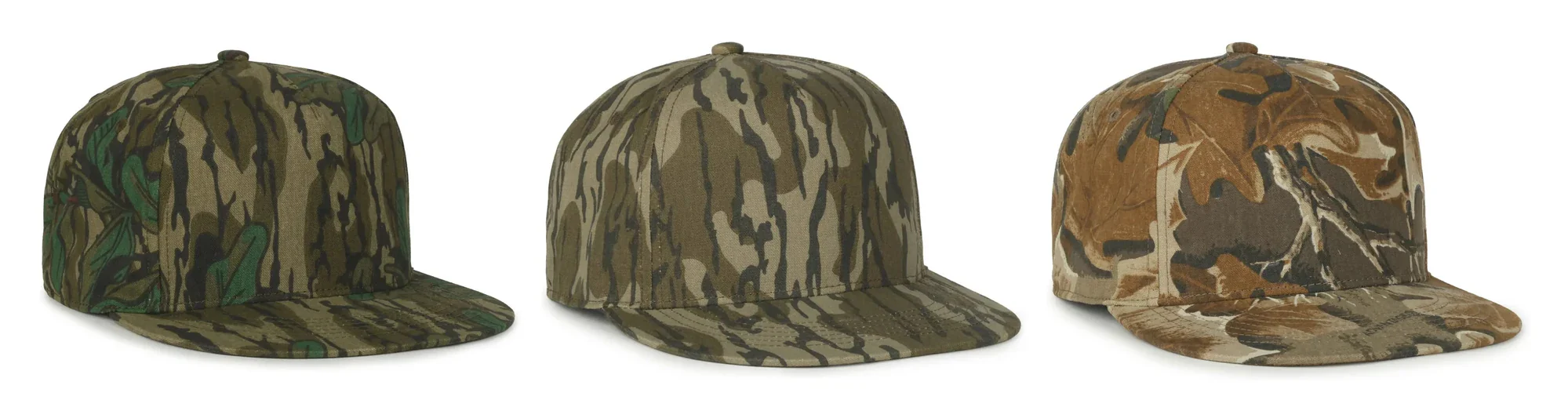 Outdoor Cap 511 Camo Hat – 5-Panel High Crown Structured Canvas Cap with Flat Visor