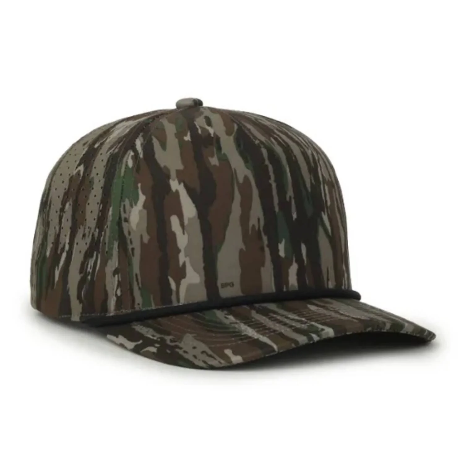 Outdoor Cap 551 Camo Perforated 5-Panel Trucker Hat – High Crown, Structured Polyester Camo Cap with Moisture-Wicking Sweatband - Image 7