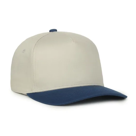 Outdoor Cap 560 Two-Tone 5-Panel Cap – High Crown, Structured Cotton Twill with Comfort Sweatband - Image 6