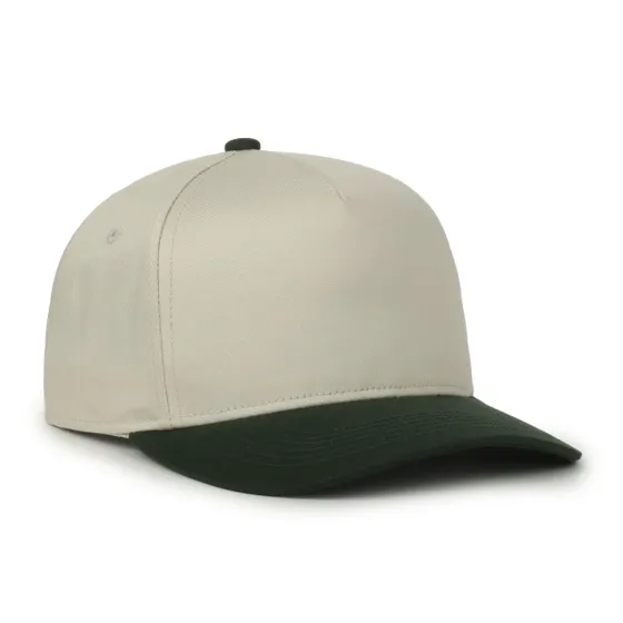 Outdoor Cap 560 Two-Tone 5-Panel Cap – High Crown, Structured Cotton Twill with Comfort Sweatband - Image 7
