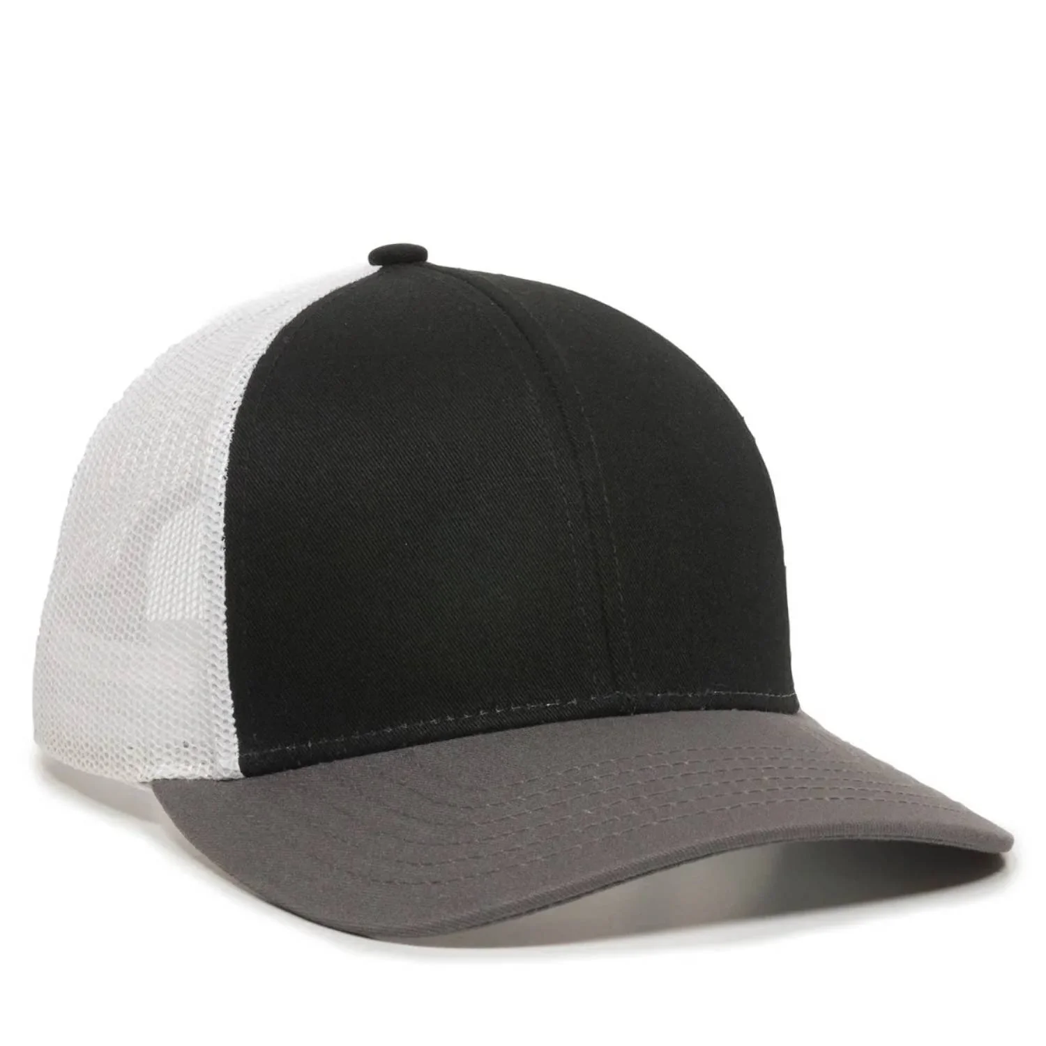 Outdoor Cap OC770 Premium Low Profile Trucker Cap – Pro Round Crown Structured Hat with Mesh Back Panels - Image 16