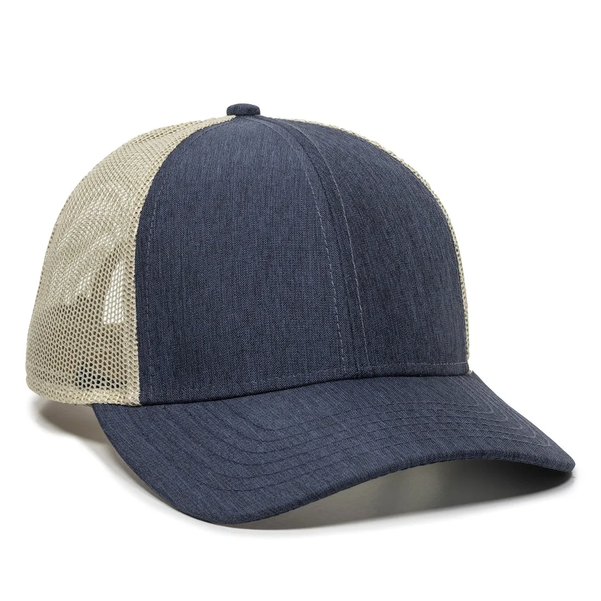 Outdoor Cap OC770 Premium Low Profile Trucker Cap – Pro Round Crown Structured Hat with Mesh Back Panels - Image 30