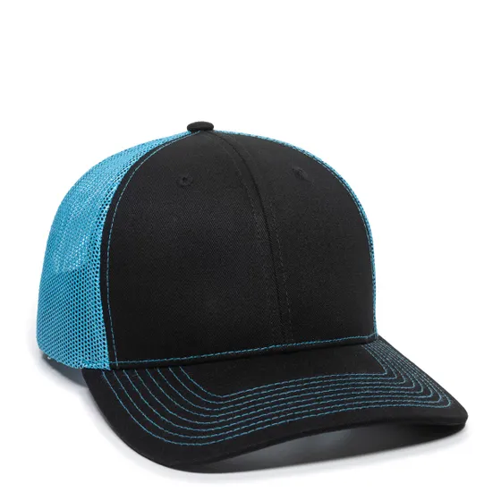 Outdoor Cap OC771 Premium Modern Trucker Cap – Pro Round Crown, Mesh Back, Structured Fit, Adjustable Snapback - Image 15