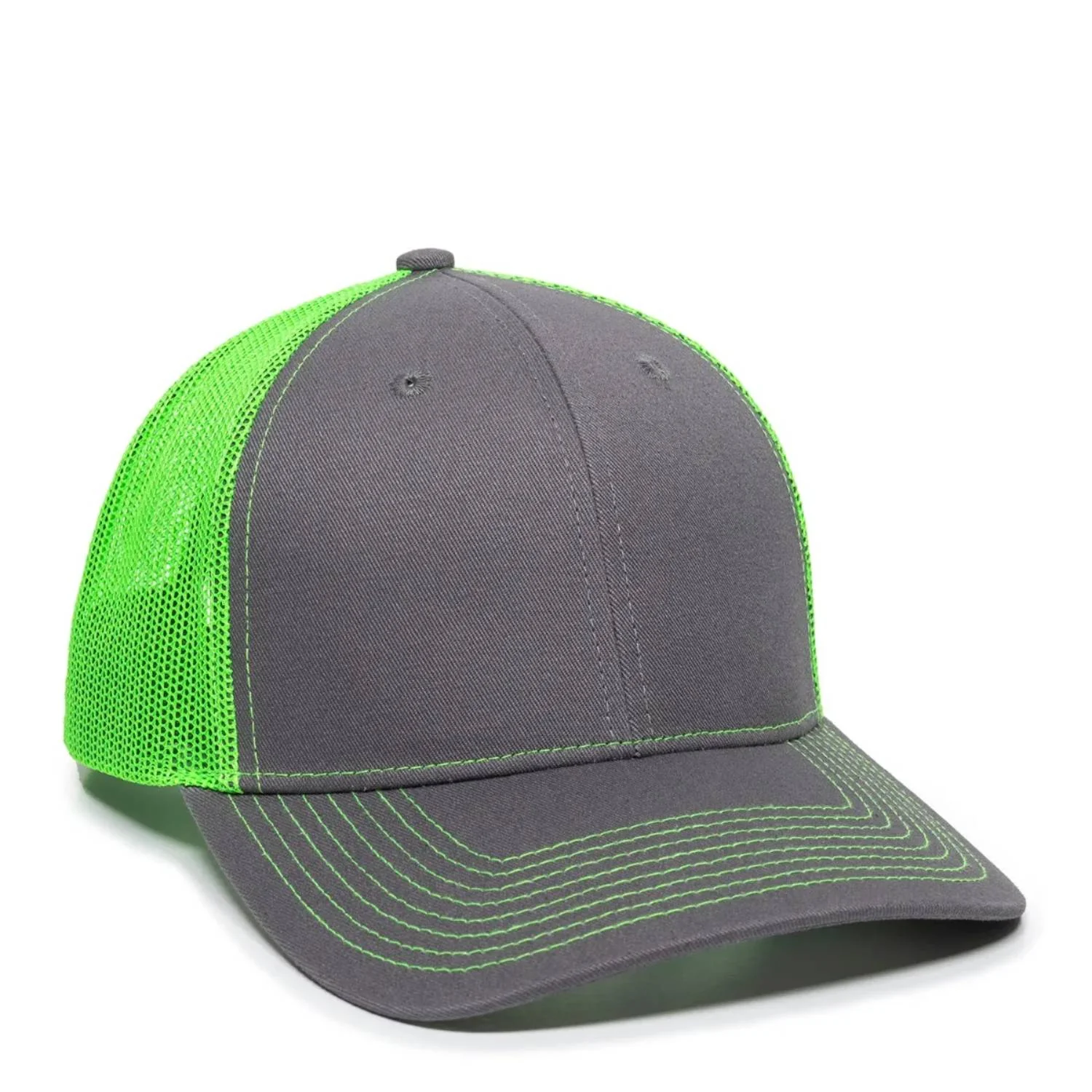 Outdoor Cap OC771 Premium Modern Trucker Cap – Pro Round Crown, Mesh Back, Structured Fit, Adjustable Snapback - Image 40