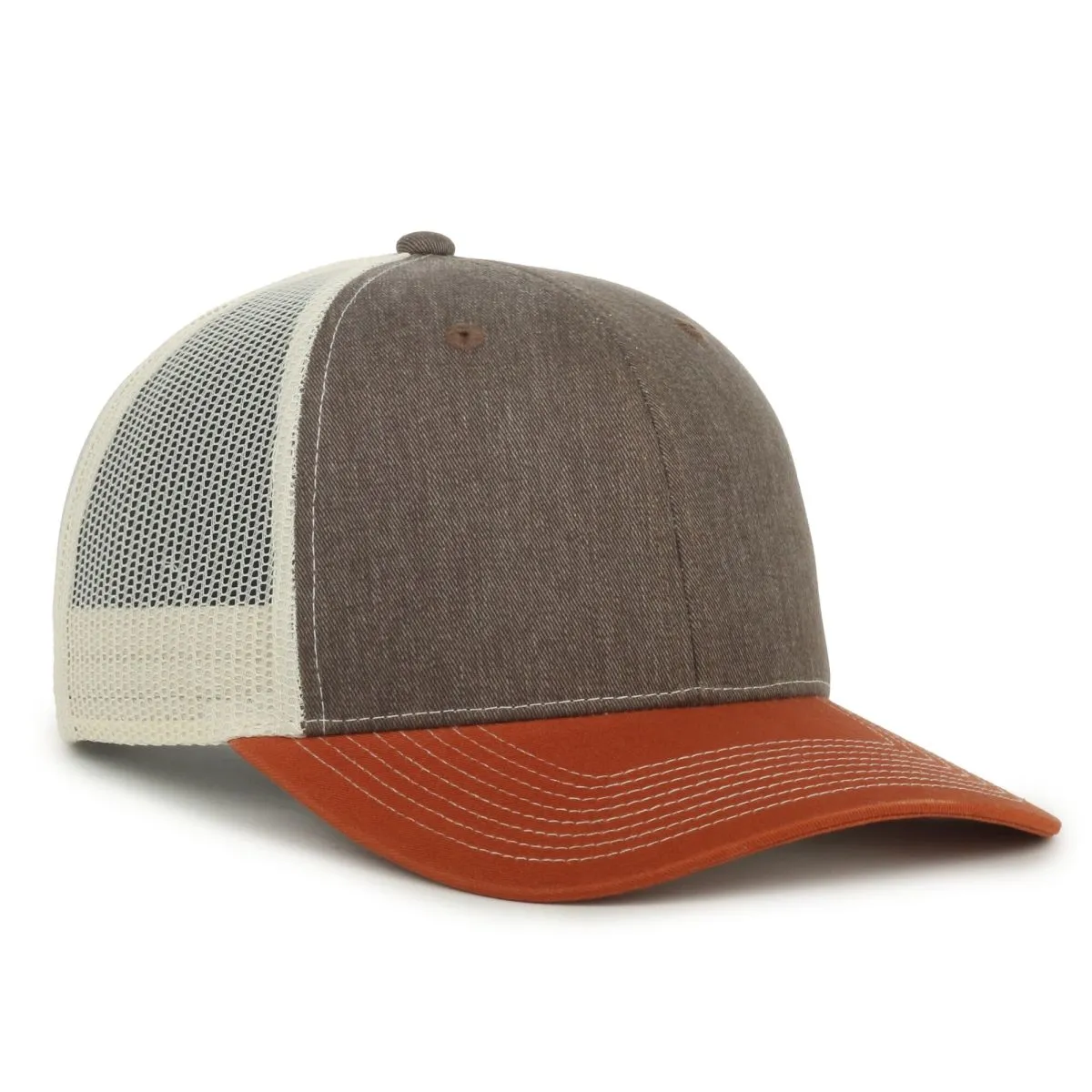 Outdoor Cap OC771 Premium Modern Trucker Cap – Pro Round Crown, Mesh Back, Structured Fit, Adjustable Snapback - Image 79